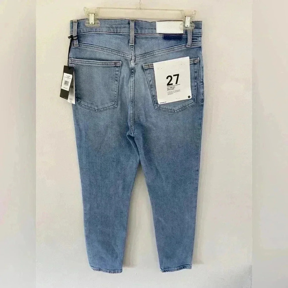 NWT Redone 90s high rise ankle crop Jeans light wash size 27 - Picture 3 of 4